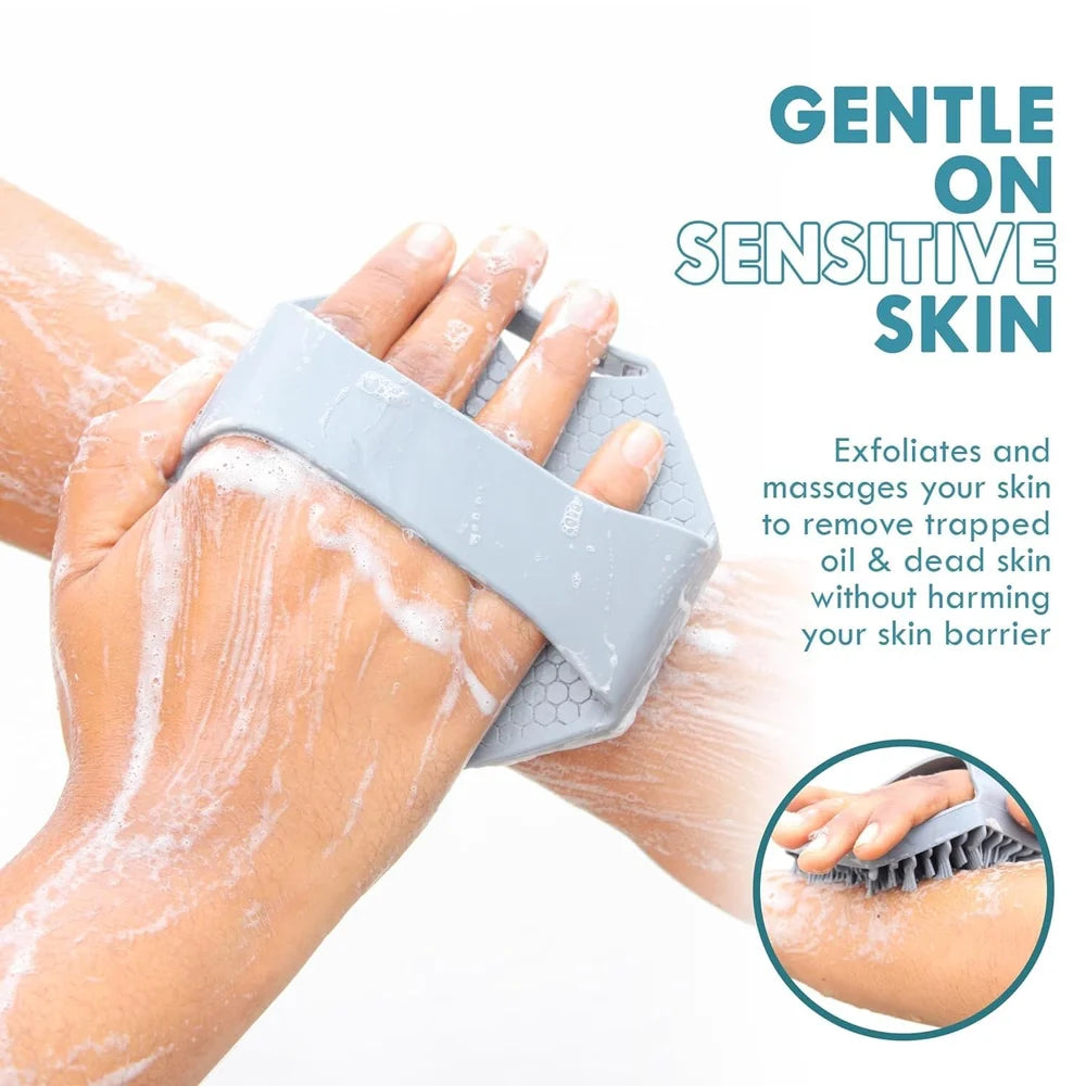 Antimicrobial Silicone Body Scrubber