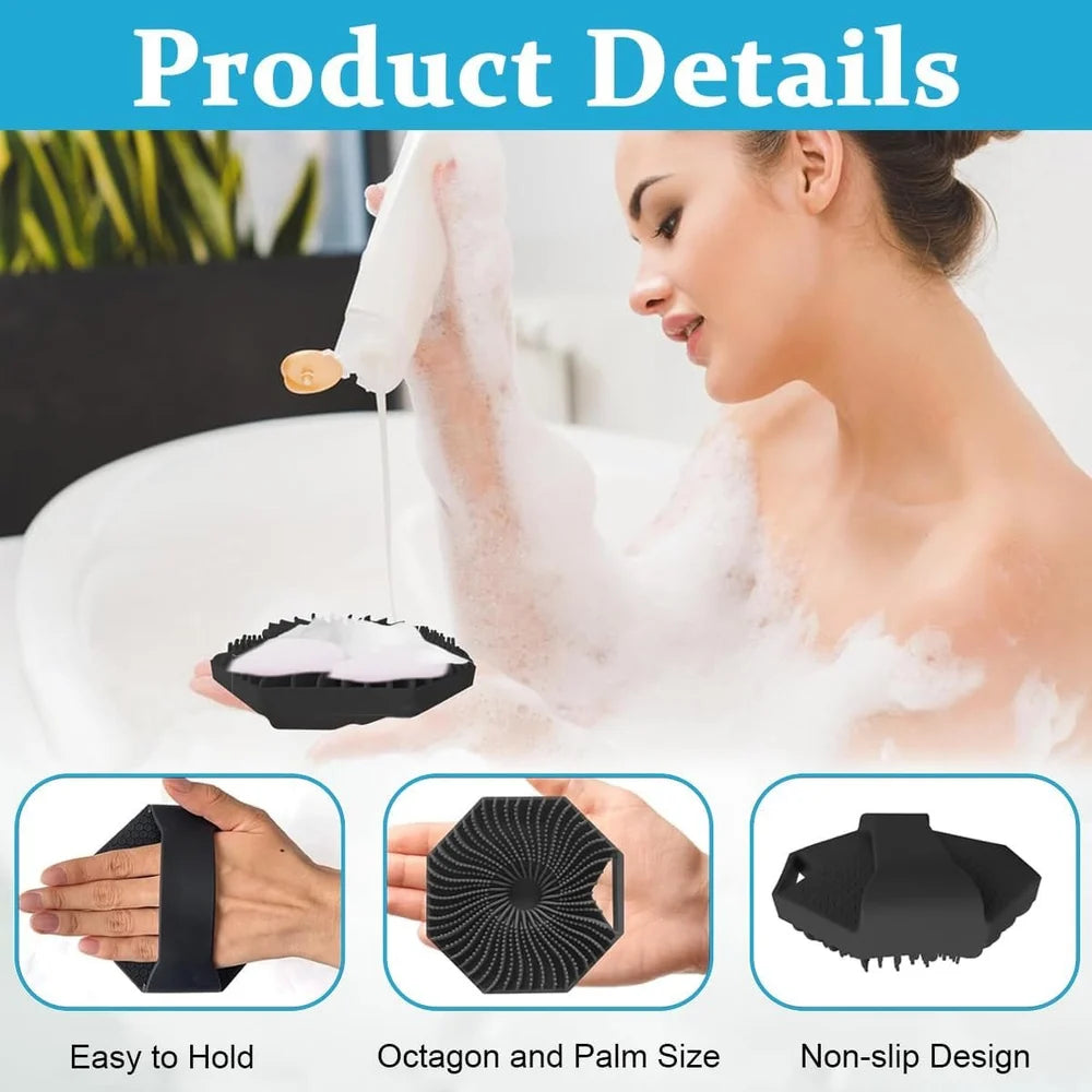 Antimicrobial Silicone Body Scrubber