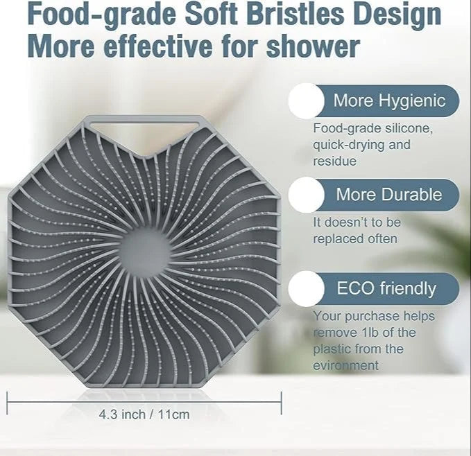 Antimicrobial Silicone Body Scrubber