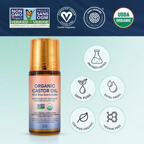 Organic Golden Castor Oil Roll